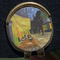 Cafe Terrace at Night (Van Gogh 1888) Golf Ball Marker Hat Clip - Gold - Close Up