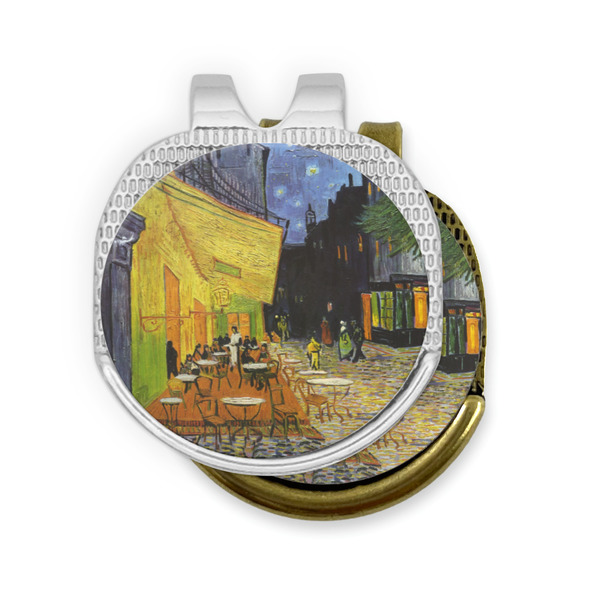 Cafe Terrace at Night (Van Gogh 1888) Golf Ball Marker Hat Clip - PARENT/MAIN