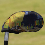 Cafe Terrace at Night (Van Gogh 1888) Golf Club Iron Cover