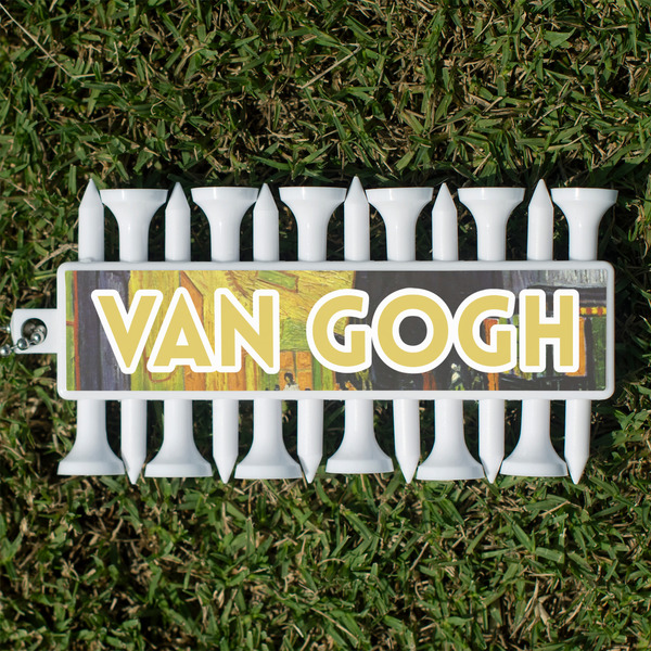 Custom Cafe Terrace at Night (Van Gogh 1888) Golf Tees & Ball Markers Set