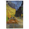 Cafe Terrace at Night (Van Gogh 1888) Golf Towel - Poly-Cotton Blend - Large