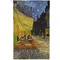 Cafe Terrace at Night (Van Gogh 1888) Golf Towel (Personalized) - APPROVAL (Small Full Print)