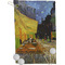 Cafe Terrace at Night (Van Gogh 1888) Golf Towel (Personalized) - FRONT (Small Full Print)