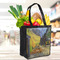 Cafe Terrace at Night (Van Gogh 1888) Grocery Bag - LIFESTYLE