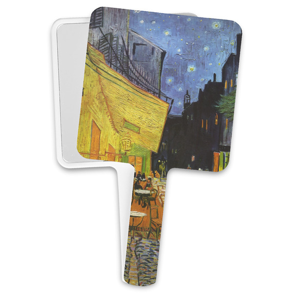 Custom Cafe Terrace at Night (Van Gogh 1888) Hand Mirror