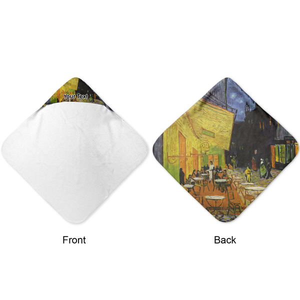 Cafe Terrace at Night (Van Gogh 1888) Hooded Baby Towel- Approval