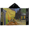 Cafe Terrace at Night (Van Gogh 1888) Kids Hooded Towel
