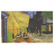 Cafe Terrace at Night (Van Gogh 1888) Indoor / Outdoor Rug - 3'x5' - Front Flat
