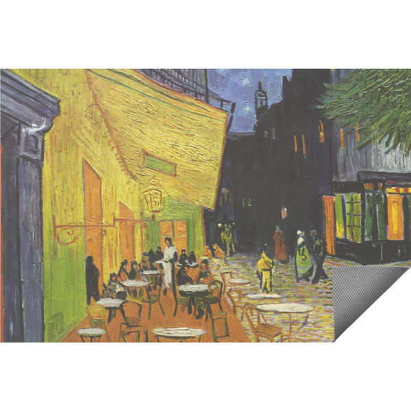 Custom Cafe Terrace at Night (Van Gogh 1888) Indoor / Outdoor Rug - 8'x10'