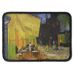 Cafe Terrace at Night (Van Gogh 1888) Iron On Rectangle Patch