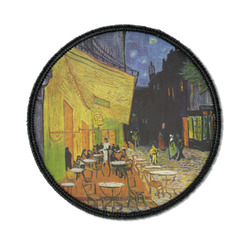 Cafe Terrace at Night (Van Gogh 1888) Iron On Round Patch