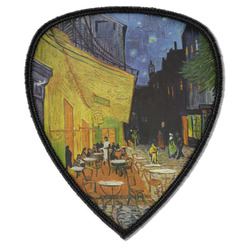 Cafe Terrace at Night (Van Gogh 1888) Iron on Shield Patch A