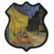 Cafe Terrace at Night (Van Gogh 1888) Iron On Patch - Shield - Style C - Front