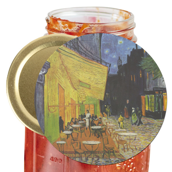 Custom Cafe Terrace at Night (Van Gogh 1888) Jar Opener
