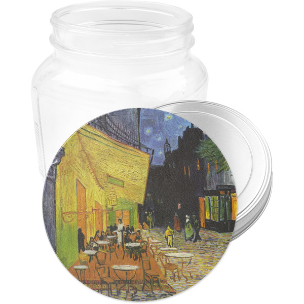 Cafe Terrace at Night (Van Gogh 1888) Jar Opener - Main