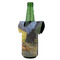 Cafe Terrace at Night (Van Gogh 1888) Jersey Bottle Cooler - ANGLE (on bottle)