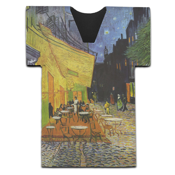 Custom Cafe Terrace at Night (Van Gogh 1888) Jersey Bottle Cooler