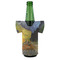 Cafe Terrace at Night (Van Gogh 1888) Jersey Bottle Cooler - FRONT (on bottle)