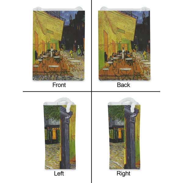 Cafe Terrace at Night (Van Gogh 1888) Jewelry Gift Bag - Gloss - Approval