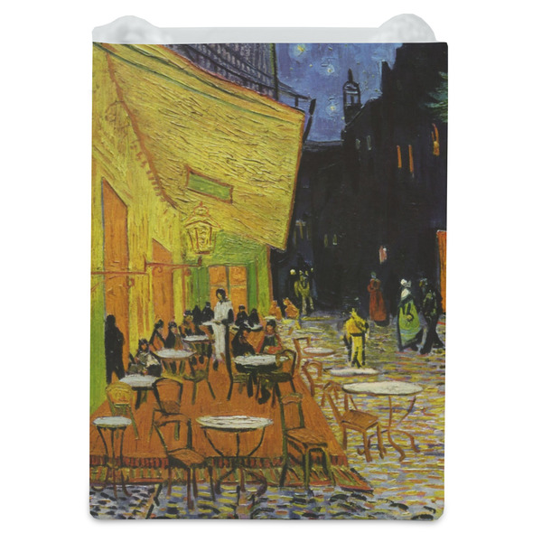 Cafe Terrace at Night (Van Gogh 1888) Jewelry Gift Bag - Gloss - Front