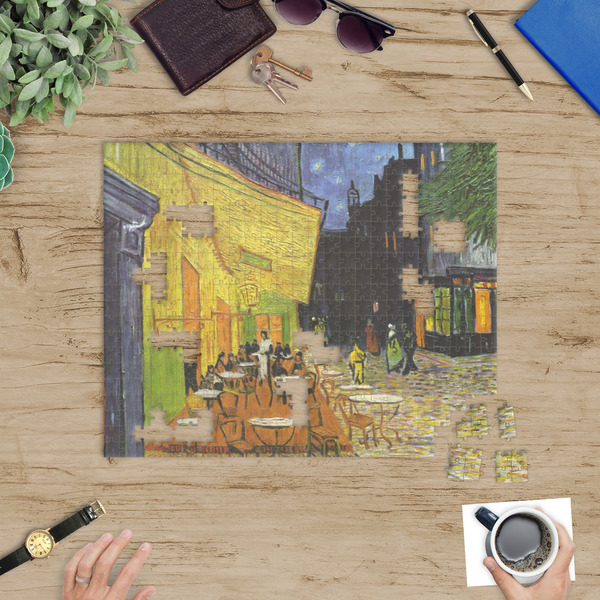Cafe Terrace at Night (Van Gogh 1888) Jigsaw Puzzle 500 Piece - In Context