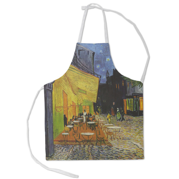 Custom Cafe Terrace at Night (Van Gogh 1888) Kid's Apron - Small