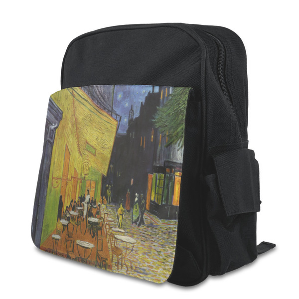 Cafe Terrace at Night (Van Gogh 1888) Kid's Backpack - Alt View (side view)