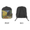 Cafe Terrace at Night (Van Gogh 1888) Kid's Backpack - Approval
