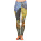 Cafe Terrace at Night (Van Gogh 1888) Ladies Leggings - Large