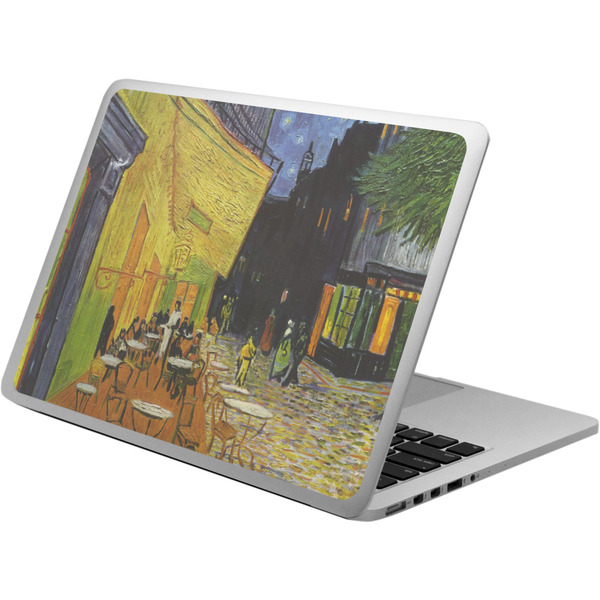 Custom Cafe Terrace at Night (Van Gogh 1888) Laptop Skin - Custom Sized
