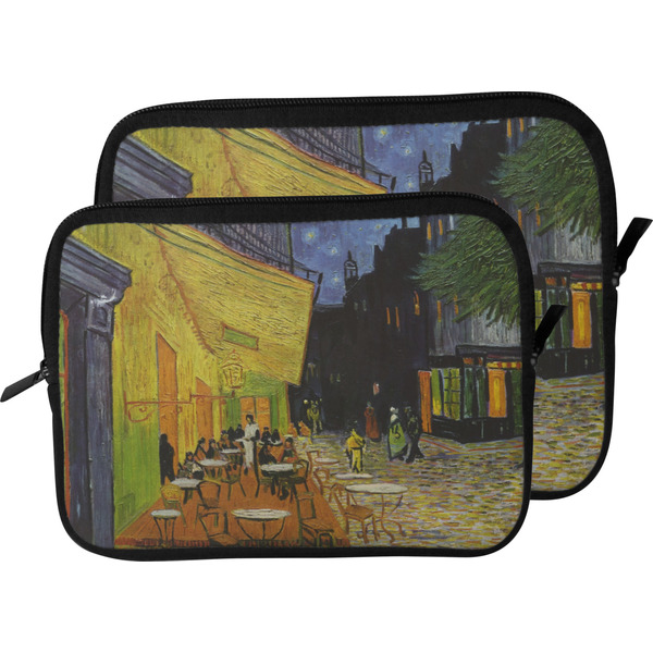 Cafe Terrace at Night (Van Gogh 1888) Laptop Sleeve (Size Comparison)