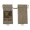 Cafe Terrace at Night (Van Gogh 1888) Large Burlap Gift Bags - Front Approval
