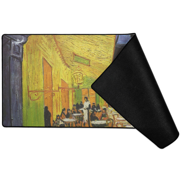 Cafe Terrace at Night (Van Gogh 1888) Large Gaming Mats - Front w/ Fold