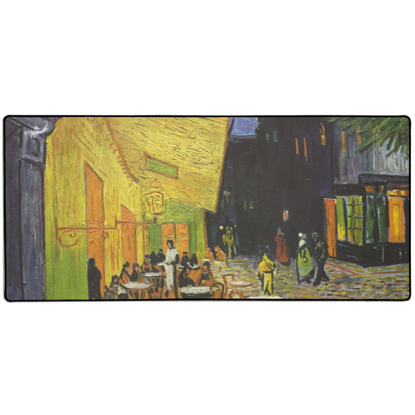 Custom Cafe Terrace at Night (Van Gogh 1888) 3XL Gaming Mouse Pad - 35" x 16"