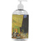 Cafe Terrace at Night (Van Gogh 1888) Plastic Soap / Lotion Dispenser (16 oz - Large - White)