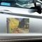 Cafe Terrace at Night (Van Gogh 1888) Large Rectangle Car Magnets- In Context