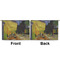 Cafe Terrace at Night (Van Gogh 1888) Large Zipper Pouch Approval (Front and Back)