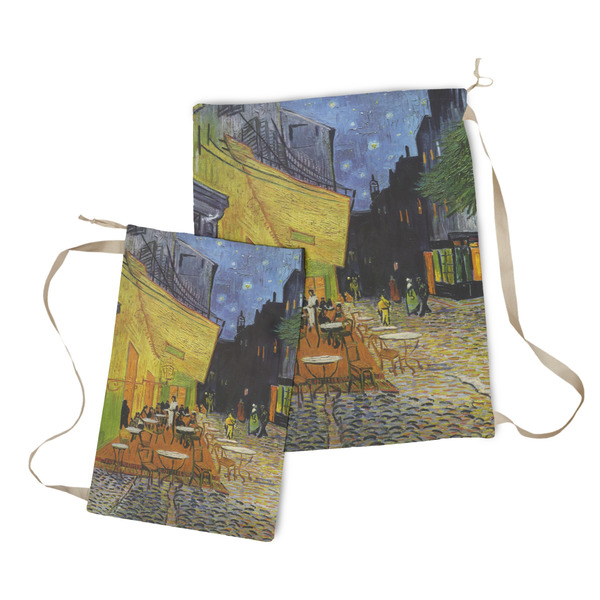 Cafe Terrace at Night (Van Gogh 1888) Laundry Bag - Both Bags