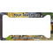 Cafe Terrace at Night (Van Gogh 1888) License Plate Frame - Style A