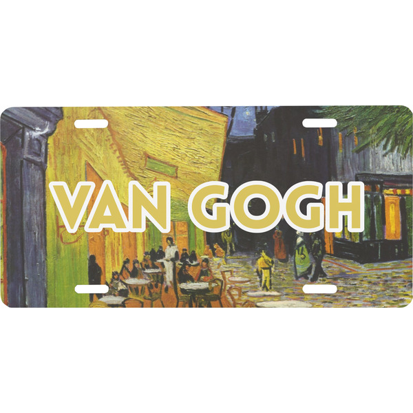 Custom Cafe Terrace at Night (Van Gogh 1888) Front License Plate