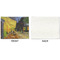 Cafe Terrace at Night (Van Gogh 1888) Linen Placemat - APPROVAL Single (single sided)