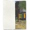 Cafe Terrace at Night (Van Gogh 1888) Linen Placemat - Folded Half