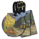 Cafe Terrace at Night (Van Gogh 1888) Plastic Luggage Tag