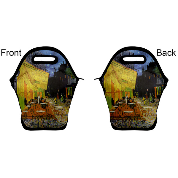 Cafe Terrace at Night (Van Gogh 1888) Lunch Bag - Front and Back