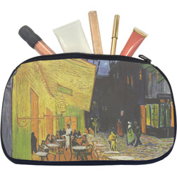 Cafe Terrace at Night (Van Gogh 1888) Makeup / Cosmetic Bag - Medium