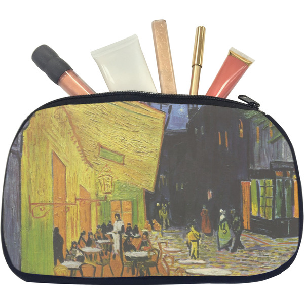 Cafe Terrace at Night (Van Gogh 1888) Makeup Bag Medium