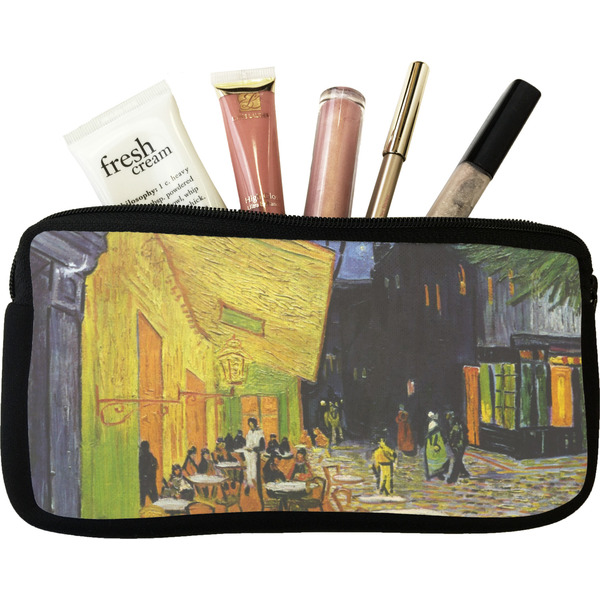 Custom Cafe Terrace at Night (Van Gogh 1888) Makeup / Cosmetic Bag
