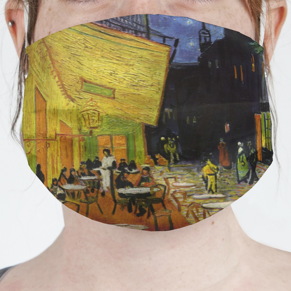 Custom Cafe Terrace at Night (Van Gogh 1888) Face Mask Cover