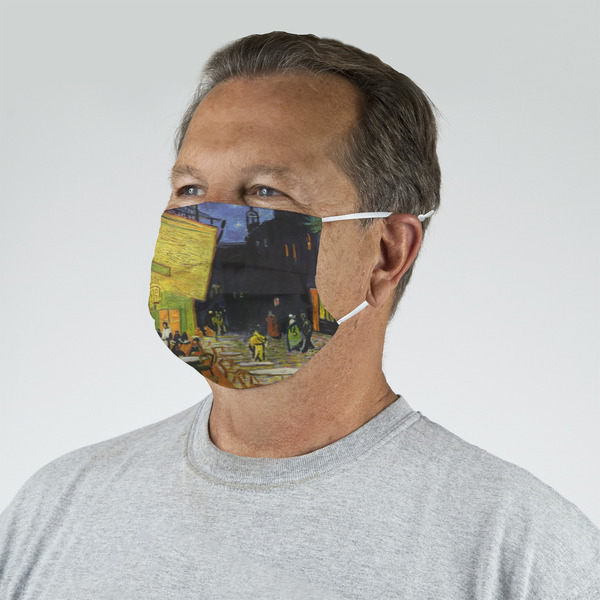 Cafe Terrace at Night (Van Gogh 1888) Mask - Quarter View on Guy