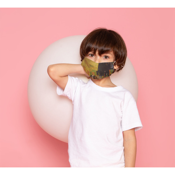 Cafe Terrace at Night (Van Gogh 1888) Mask1 Child Lifestyle